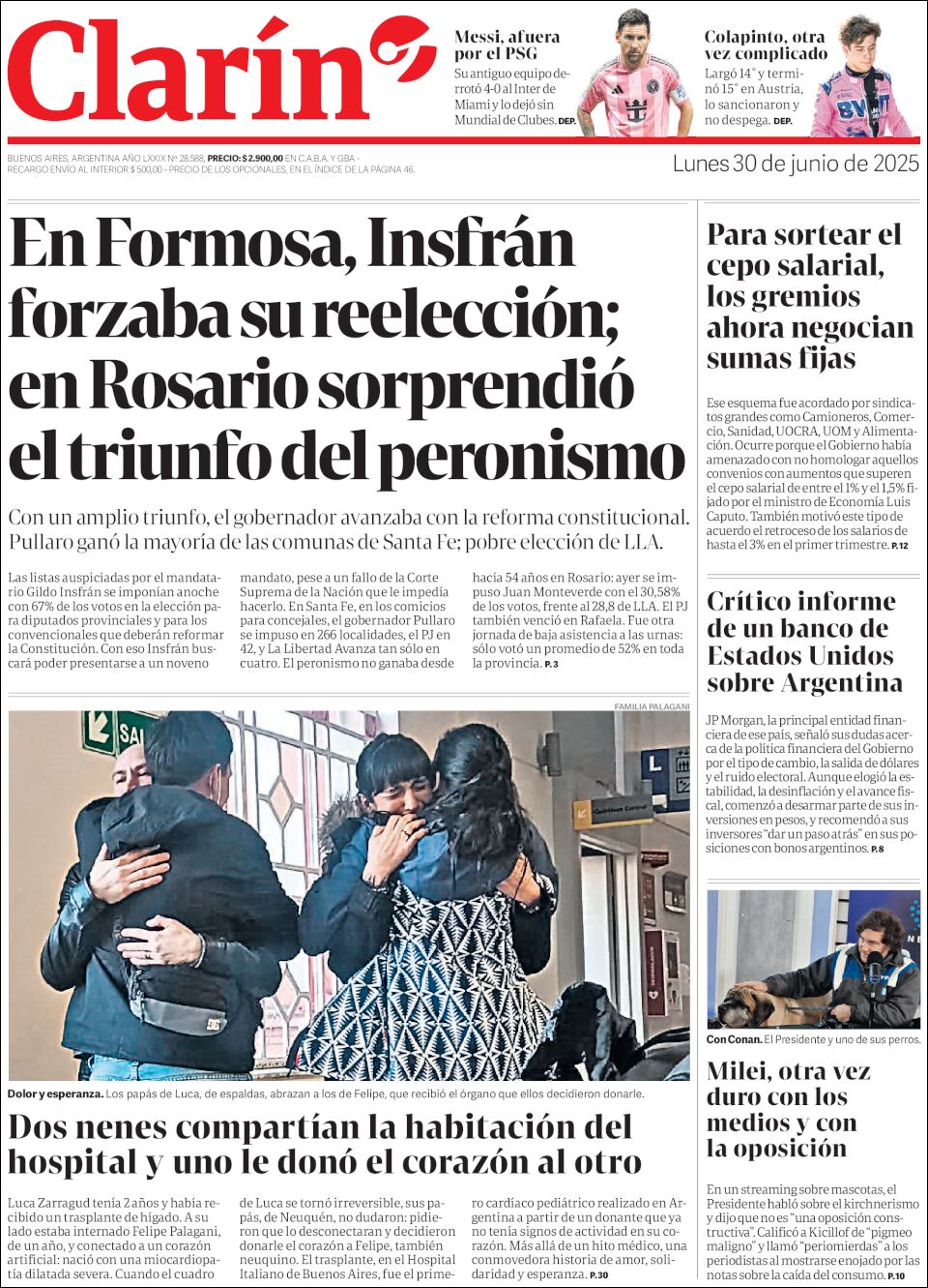 Media Panel - Developments and Systems | LOS 90´S - Tapa del diario Clarín