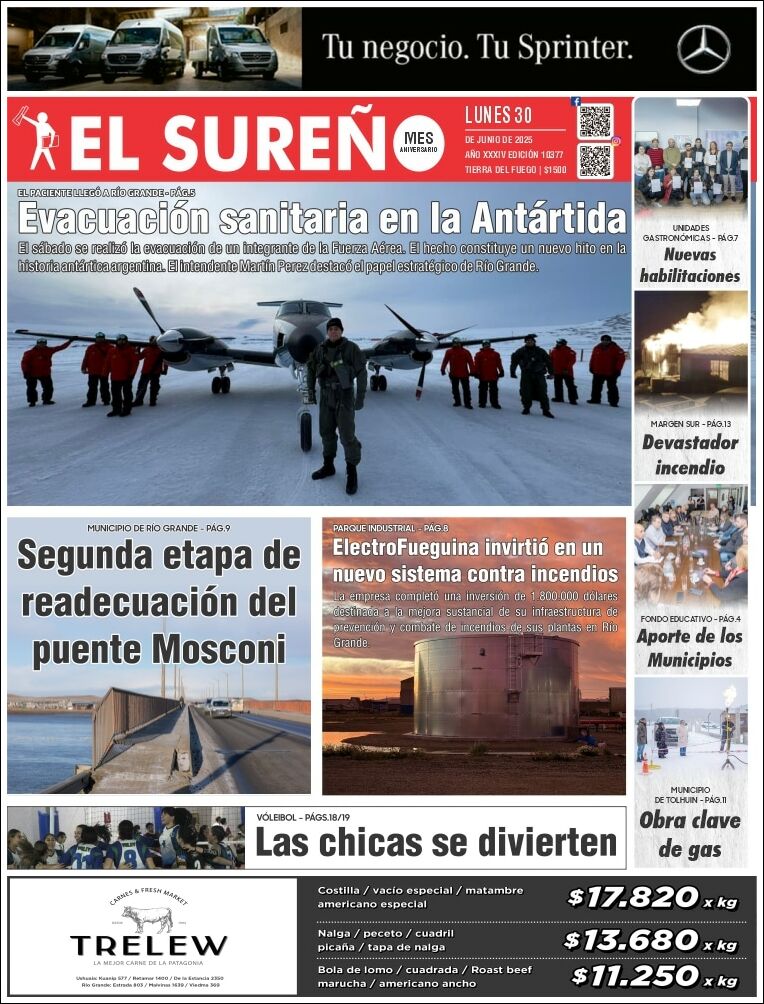Media Panel - Developments and Systems | LOS 90´S - Tapa del diario El Sureño